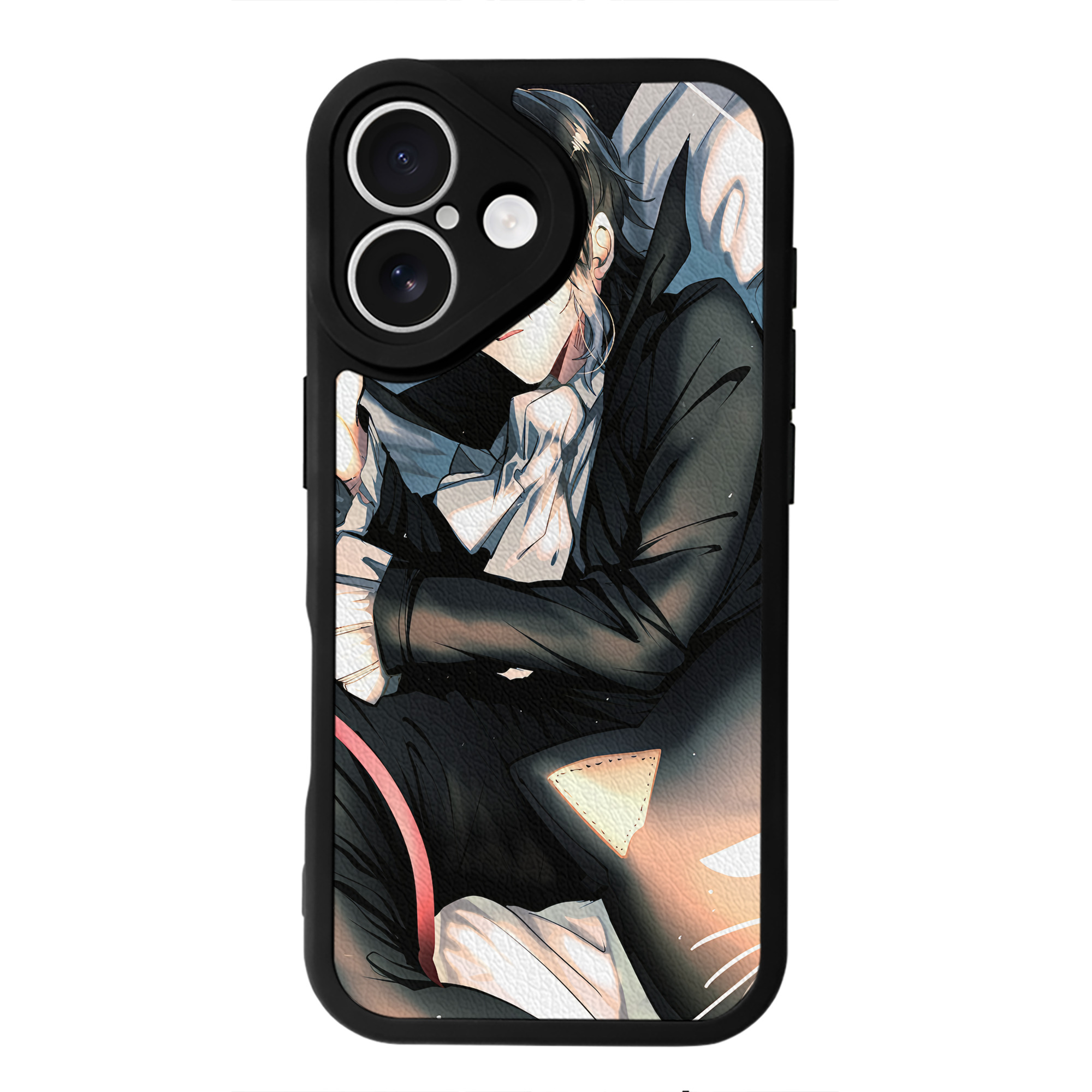 （画像用） 文豪ストレイドッグス Bungo Stray Dogs 【iPhone 16シリーズ対応】シリコンスマホケース（レザー調） 材質：シリコン